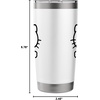image:imageHello Kitty Front amp Back Stainless Steel Insulated TumblerWhite