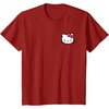 image:imageHello Kitty Front and Back Logo Tee Shirt TShirtCranberry Red