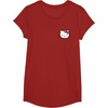 image:imageHello Kitty Front and Back Logo Tee Shirt TShirtCranberry Red