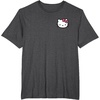 image:imageHello Kitty Front and Back Logo Tee Shirt TShirtDark Heather Grey