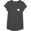 image:imageHello Kitty Front and Back Logo Tee Shirt TShirtDark Heather Grey