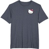 image:imageHello Kitty Front and Back Logo Tee Shirt TShirtHeather Blue