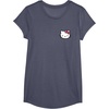 image:imageHello Kitty Front and Back Logo Tee Shirt TShirtHeather Blue