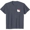 image:imageHello Kitty Front and Back Logo Tee Shirt TShirtHeather Blue