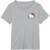 image:imageHello Kitty Front and Back Logo Tee Shirt TShirtHeather Grey