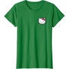 image:imageHello Kitty Front and Back Logo Tee Shirt TShirtKelly Green