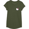 image:imageHello Kitty Front and Back Logo Tee Shirt TShirtOlive Green