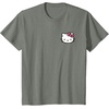 image:imageHello Kitty Front and Back Logo Tee Shirt TShirtOlive Heather