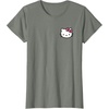 image:imageHello Kitty Front and Back Logo Tee Shirt TShirtOlive Heather
