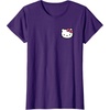 image:imageHello Kitty Front and Back Logo Tee Shirt TShirtPurple