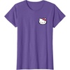 image:imageHello Kitty Front and Back Logo Tee Shirt TShirtPurple Heather