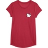 image:imageHello Kitty Front and Back Logo Tee Shirt TShirtRed Heather