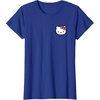 image:imageHello Kitty Front and Back Logo Tee Shirt TShirtRoyal Blue