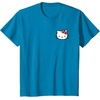 image:imageHello Kitty Front and Back Logo Tee Shirt TShirtSapphire Blue
