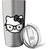 image:imageHello Kitty Nerd Glasses Black Stainless Steel Insulated TumblerBrushed Steel
