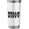image:imageHello Kitty Nerd Glasses Black Stainless Steel Insulated TumblerWhite