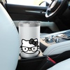 image:imageHello Kitty Nerd Glasses Black Stainless Steel Insulated TumblerWhite