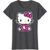 image:imageHello Kitty Official Pixel Tee Shirt TShirtDark Heather Grey