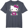 image:imageHello Kitty Official Pixel Tee Shirt TShirtHeather Blue