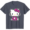 image:imageHello Kitty Official Pixel Tee Shirt TShirtHeather Blue