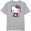image:imageHello Kitty Official Pixel Tee Shirt TShirtHeather Grey