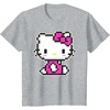 image:imageHello Kitty Official Pixel Tee Shirt TShirtHeather Grey