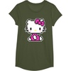 image:imageHello Kitty Official Pixel Tee Shirt TShirtOlive Green