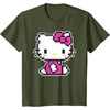 image:imageHello Kitty Official Pixel Tee Shirt TShirtOlive Green