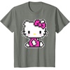 image:imageHello Kitty Official Pixel Tee Shirt TShirtOlive Heather