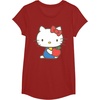 image:imageHello Kitty Retro Apple Design Tee Shirt TShirtCranberry Red