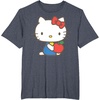 image:imageHello Kitty Retro Apple Design Tee Shirt TShirtHeather Blue