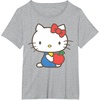 image:imageHello Kitty Retro Apple Design Tee Shirt TShirtHeather Grey