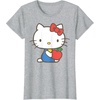 image:imageHello Kitty Retro Apple Design Tee Shirt TShirtHeather Grey