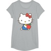 image:imageHello Kitty Retro Apple Design Tee Shirt TShirtHeather Grey