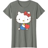 image:imageHello Kitty Retro Apple Design Tee Shirt TShirtOlive Heather
