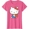 image:imageHello Kitty Retro Apple Design Tee Shirt TShirtPink Heather