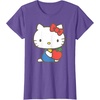 image:imageHello Kitty Retro Apple Design Tee Shirt TShirtPurple Heather