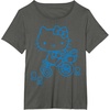 image:imageHello Kitty Retro Bike Ride Tee Shirt TShirtAsphalt Grey