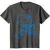 image:imageHello Kitty Retro Bike Ride Tee Shirt TShirtAsphalt Grey