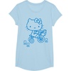 image:imageHello Kitty Retro Bike Ride Tee Shirt TShirtBaby Blue