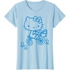 image:imageHello Kitty Retro Bike Ride Tee Shirt TShirtBaby Blue
