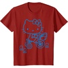image:imageHello Kitty Retro Bike Ride Tee Shirt TShirtCranberry Red