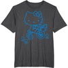 image:imageHello Kitty Retro Bike Ride Tee Shirt TShirtDark Heather Grey
