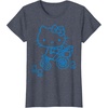 image:imageHello Kitty Retro Bike Ride Tee Shirt TShirtHeather Blue