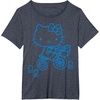 image:imageHello Kitty Retro Bike Ride Tee Shirt TShirtHeather Blue