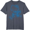 image:imageHello Kitty Retro Bike Ride Tee Shirt TShirtHeather Blue