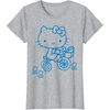 image:imageHello Kitty Retro Bike Ride Tee Shirt TShirtHeather Grey