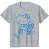 image:imageHello Kitty Retro Bike Ride Tee Shirt TShirtHeather Grey