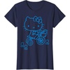 image:imageHello Kitty Retro Bike Ride Tee Shirt TShirtNavy Blue