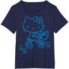 image:imageHello Kitty Retro Bike Ride Tee Shirt TShirtNavy Blue